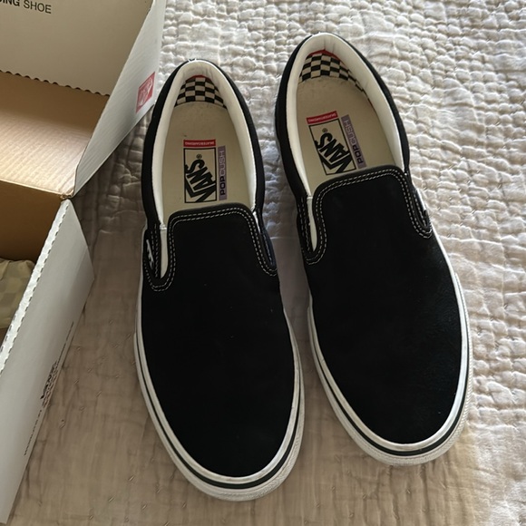 Vans Men’s Black Slides Shoes - Picture 4 of 6